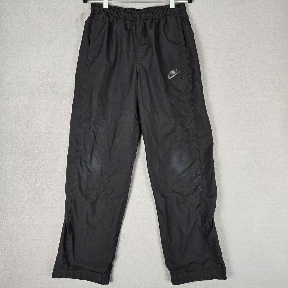 Nike Sportswear Track Pants Mens Small Athletic Jogger‎ Fleece Lined Wide Leg